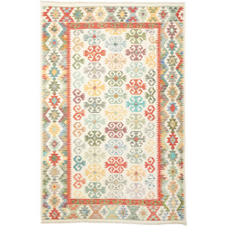Kilim 201x302 Cm Kilim, Afghanistan, Hand-carded Wool (warp: