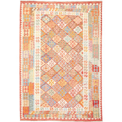 Kilim 205x297 Cm Kilim, Afghanistan, Hand-carded Wool (warp: