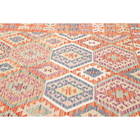Hand Made Rug Kilim Afghanistan 202x302 Orange