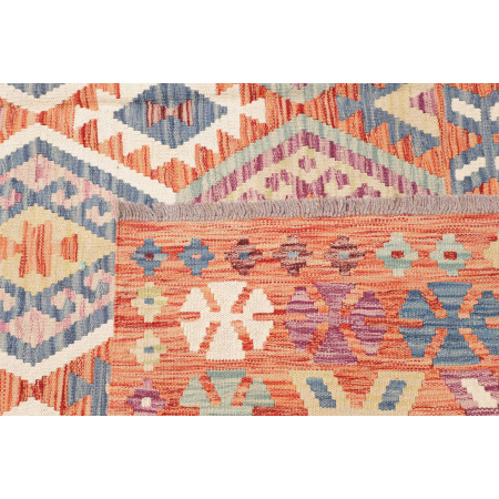 Hand Made Rug Kilim Afghanistan 202x302 Orange