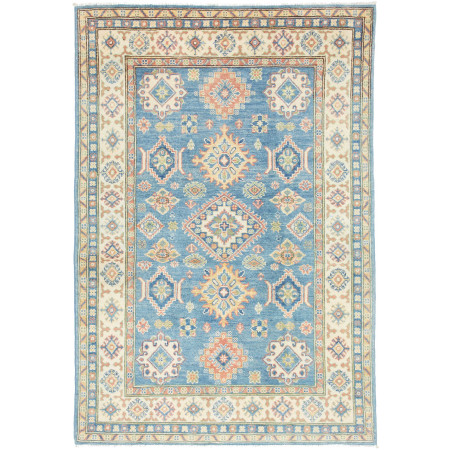 Hand Made Rug Kazak Afghanistan 122x178 Blue Be