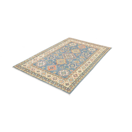 Tappeto Originale Kazak Afghanistan 122x178 Blu
