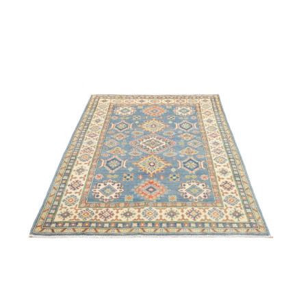 Tappeto Originale Kazak Afghanistan 122x178 Blu