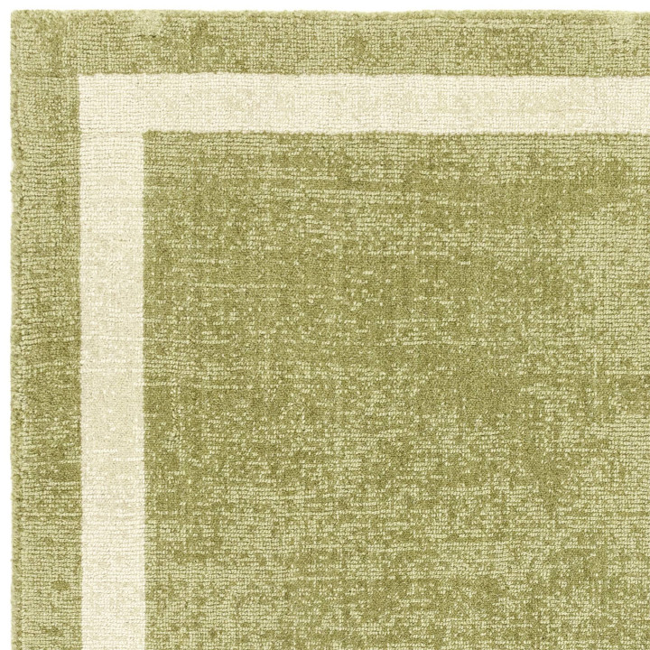 Rug ALBI geometric olive green ivory 160x230 cm