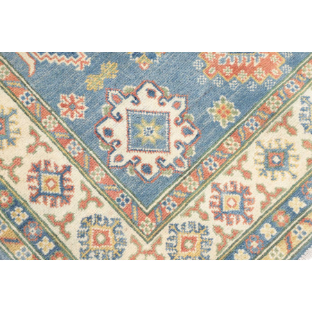 Tappeto Originale Kazak Afghanistan 122x178 Blu