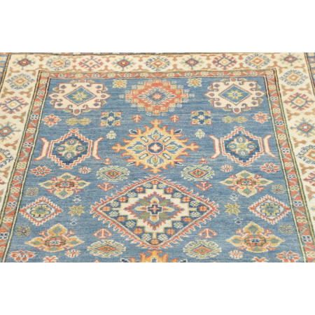 Tappeto Originale Kazak Afghanistan 122x178 Blu