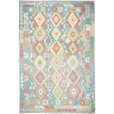 Kilim 211x309 Cm Kilim Afghanistan, Hand-carded Wool
