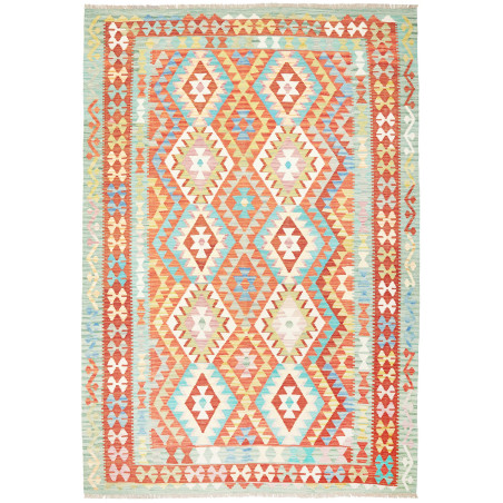 Kilim 205x299 Cm Kilim, Afghanistan, Hand-carded Wool (warp:
