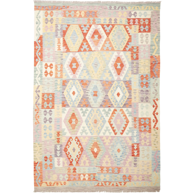 Kilim 198x298 Cm Kilim Afghanistan Hand-carded Wool (warp: