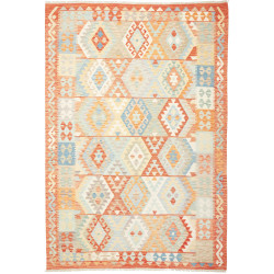 Kilim 197x290 Cm Kilim Afghanistan Hand-carded Wool (warp: