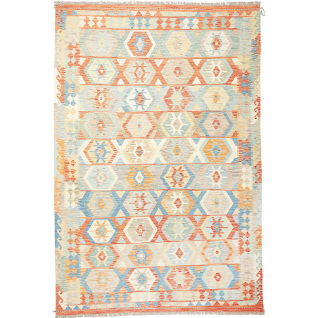 Kilim 197x293 Cm Kilim, Afghanistan, Hand-carded Wool (warp:
