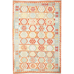 Kilim 197x291 Cm Kilim Afghanistan Hand-carded Wool (warp: