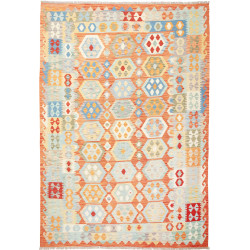 Kilim 205x298 Cm Kilim Afghan. Material: Hand-carded Wool