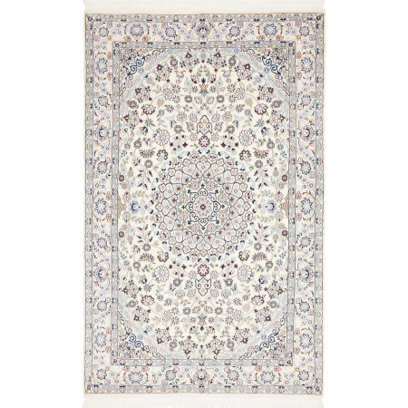 Hand Made Rug Nain 9la Persia 132x210 Beige Blu
