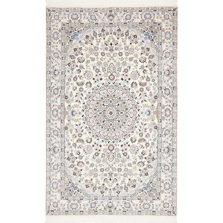 Hand Made Rug Nain 9la Persia 132x210 Beige Blu