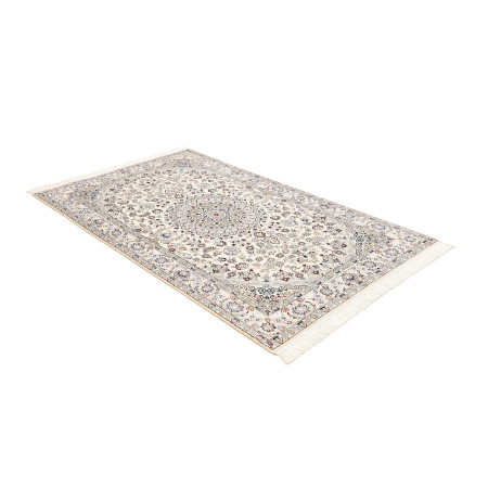 Hand Made Rug Nain 9la Persia 132x210 Beige Blu
