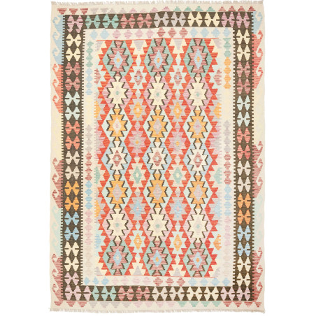 Kilim 203x293 Cm Kilim, Afghanistan, Hand-carded Wool (warp: