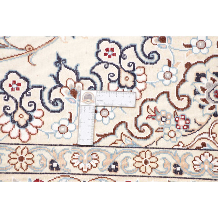 Hand Made Rug Nain 9la Persia 132x210 Beige Blu