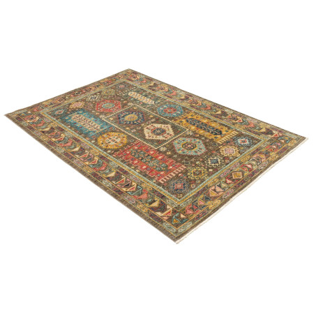 Hand Made Rug Floralia Pakistan 125x179 Brown M