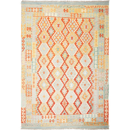 Kilim 206x290 Cm Kilim Afghanistan Hand-carded Wool Cotton