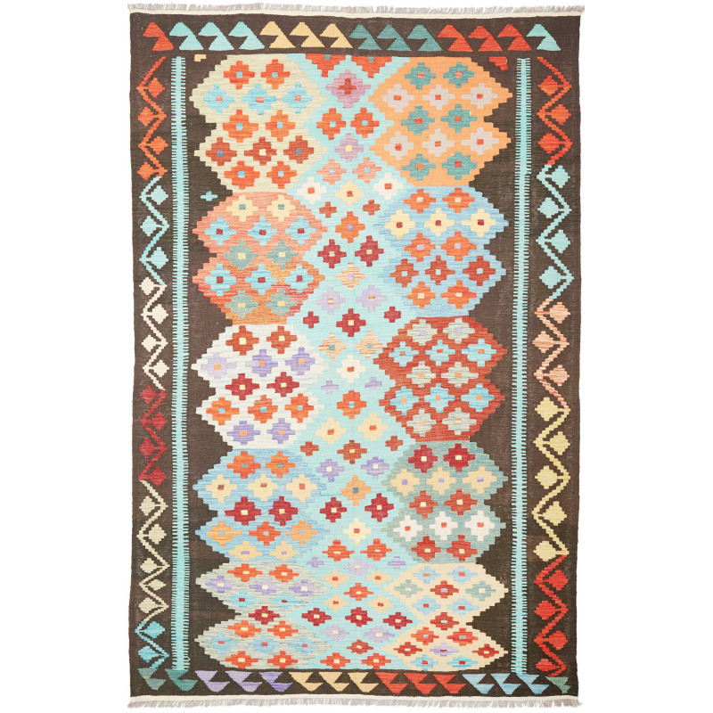 Kilim 200x306 Cm Kilim, Afghanistan, Hand-carded Wool (warp: