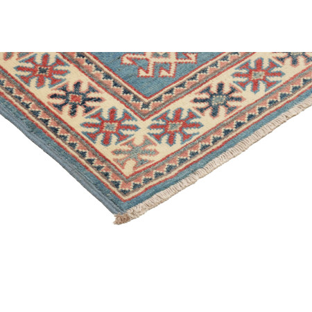 Hand Made Rug Kazak Afghanistan 62x85 Blue Beig