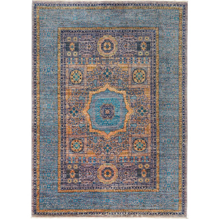 Hand Made Rug Kairo Pakistan 149x203 Petrol Blu