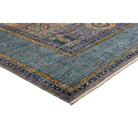 Hand Made Rug Kairo Pakistan 149x203 Petrol Blu