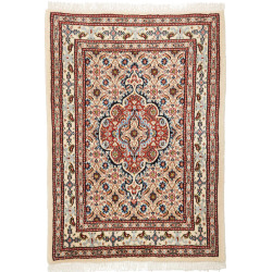 Moud 64x90 Cm Moud Persia Hand-carded Wool Cotton