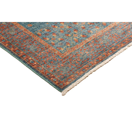 Hand Made Rug Kairo Pakistan 174x247 Blue Brick