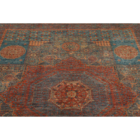 Hand Made Rug Kairo Pakistan 174x247 Blue Brick