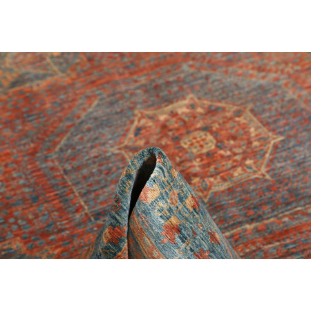 Hand Made Rug Kairo Pakistan 174x247 Blue Brick