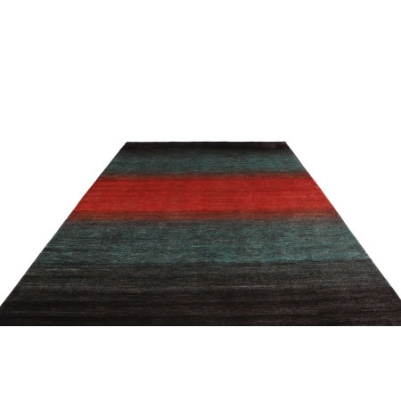 Hand Made Rug Cromopura Pakistan 249x337 Petrol