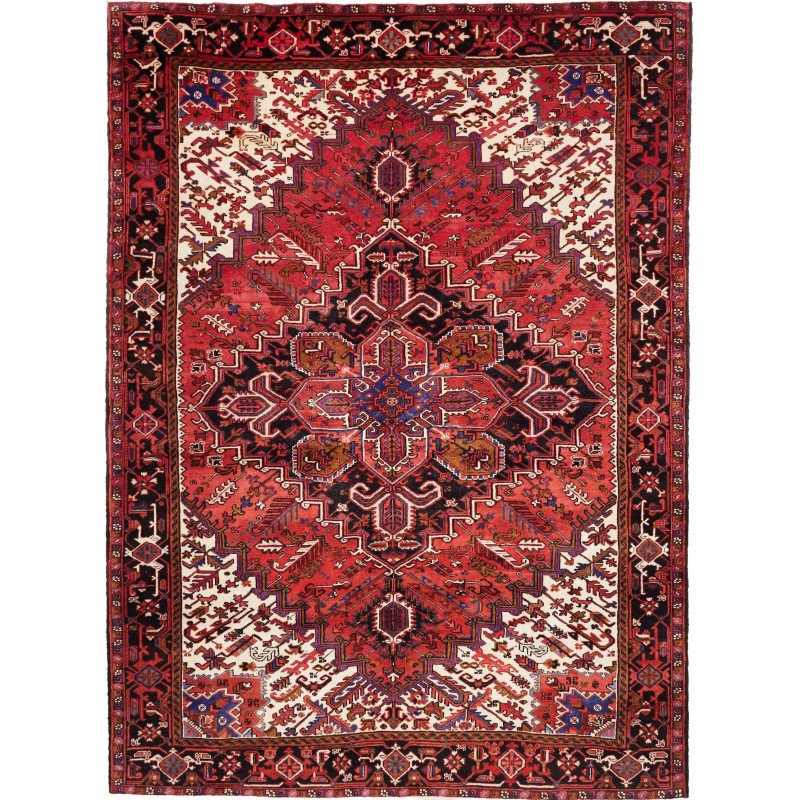 Hand Made Rug Gorawan Persia 248x337 Red Black