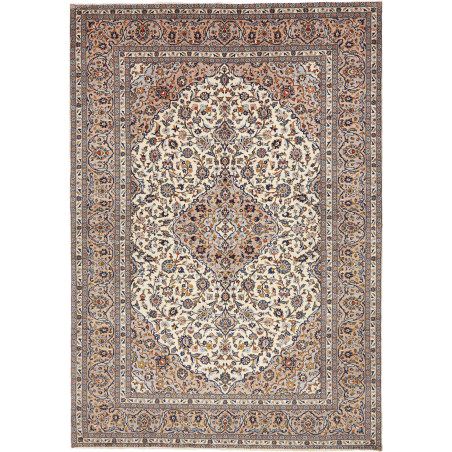 Tappeto Originale Kashan Persia 245x350 Beige A
