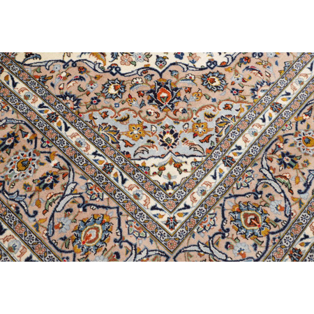 Tappeto Originale Kashan Persia 245x350 Beige A