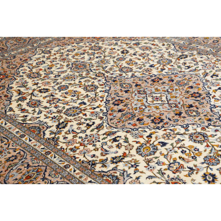 Tappeto Originale Kashan Persia 245x350 Beige A