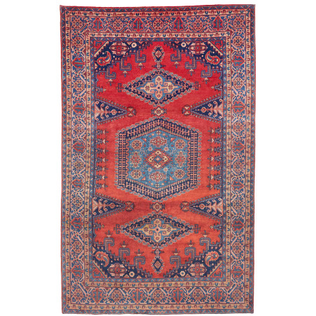 Tappeto Originale Wiss Persia 228x367 Rosso Blu