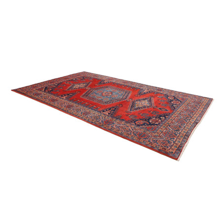 Tappeto Originale Wiss Persia 228x367 Rosso Blu