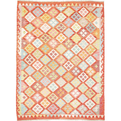 Kilim 183x241 Cm Kilim Afghanistan Hand-carded Wool, Cotton