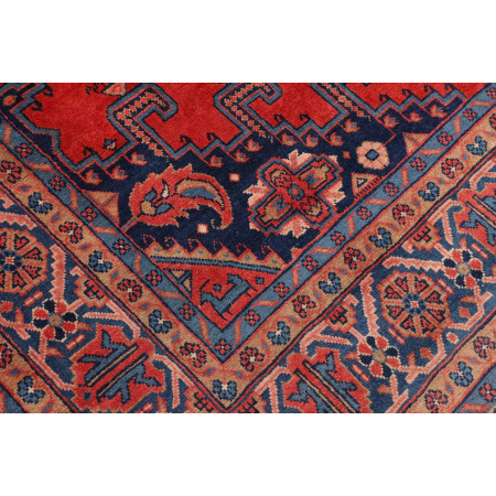 Tappeto Originale Wiss Persia 228x367 Rosso Blu
