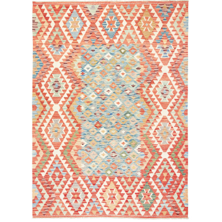 Kilim 174x241 Cm Kilim, Afghanistan, Hand-carded Wool (warp: