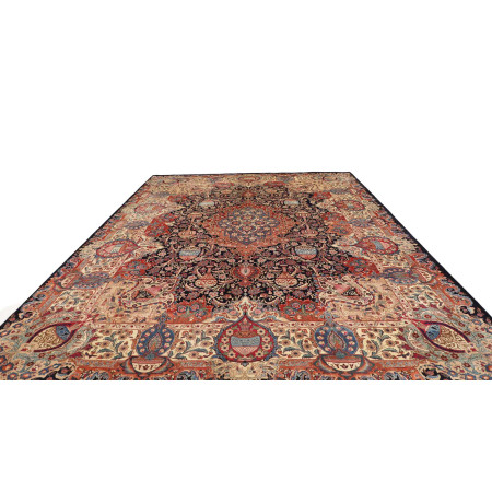 Hand Made Rug Kashmar Persia 300x390 Dark Blue