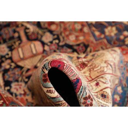 Hand Made Rug Kashmar Persia 300x390 Dark Blue