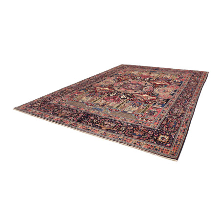 Tappeto Originale Kashmar Persia 300x394 Blu Sc