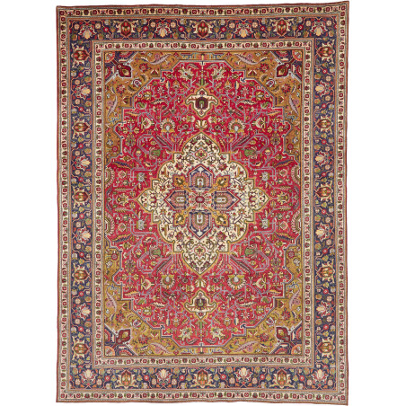 Tappeto Originale Tabriz Persia 247x340 Rosso R
