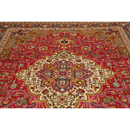 Tappeto Originale Tabriz Persia 247x340 Rosso R