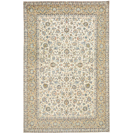 Tappeto Originale Kashan Persia 237x360 Avorio