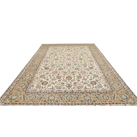 Tappeto Originale Kashan Persia 237x360 Avorio
