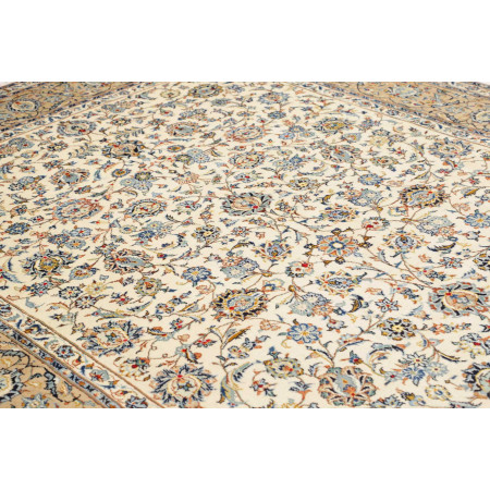 Tappeto Originale Kashan Persia 237x360 Avorio